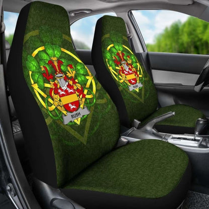 Rush Ireland Car Seat Cover Celtic Shamrock (Set Of Two) 154230 - YourCarButBetter