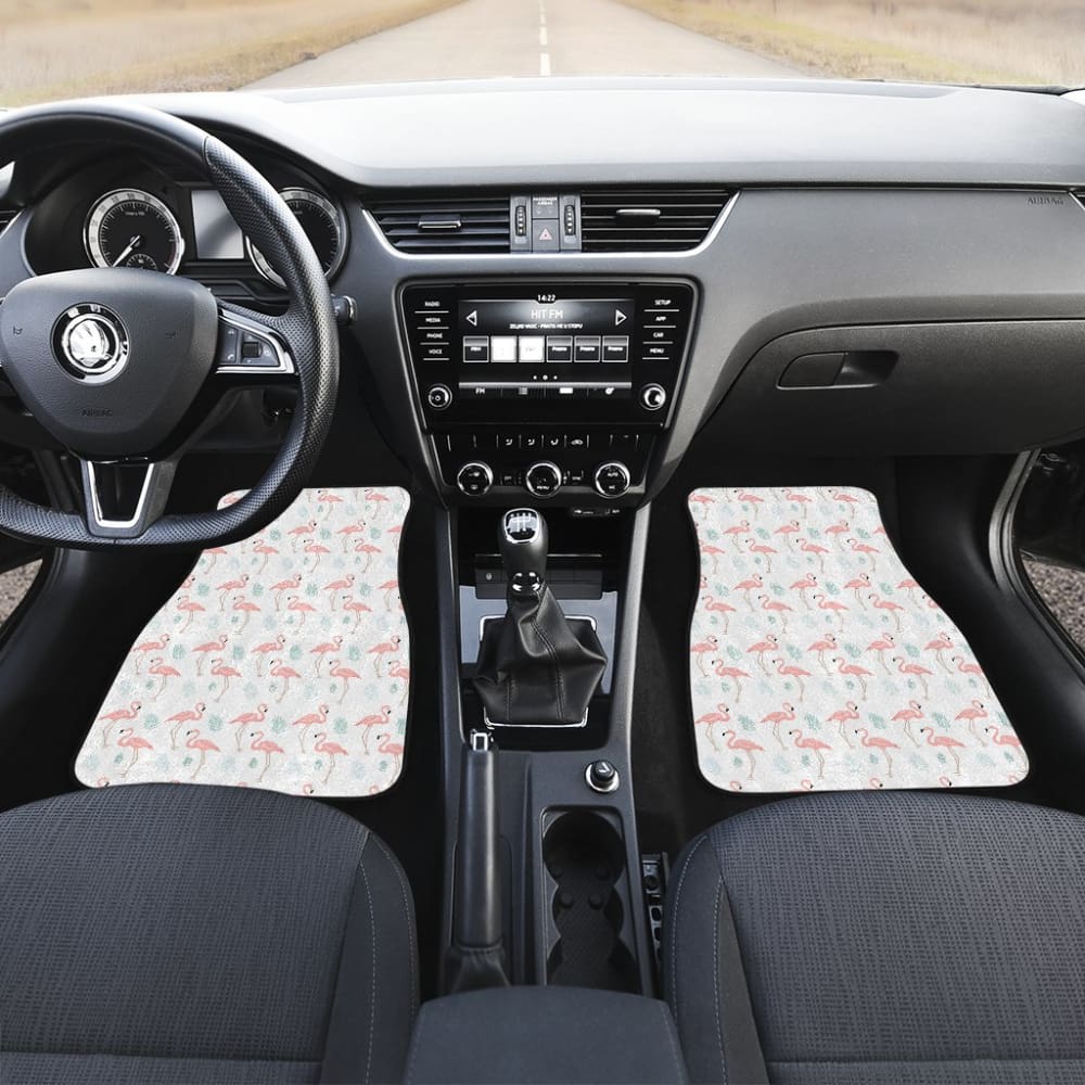 Rustic Pink Flamingo Car Floor Mats 210704 - YourCarButBetter