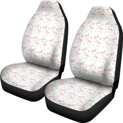 Rustic Pink Flamingo Car Seat Covers 210704 - YourCarButBetter