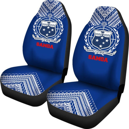 Samoa Car Seat Cover - Samoa Coat Of Arms Athletic Style - 093223 - YourCarButBetter