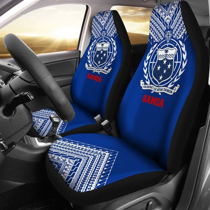 Samoa Car Seat Cover - Samoa Coat Of Arms Athletic Style - 093223 - YourCarButBetter