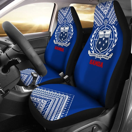 Samoa Car Seat Cover - Samoa Coat Of Arms Athletic Style - 093223 - YourCarButBetter