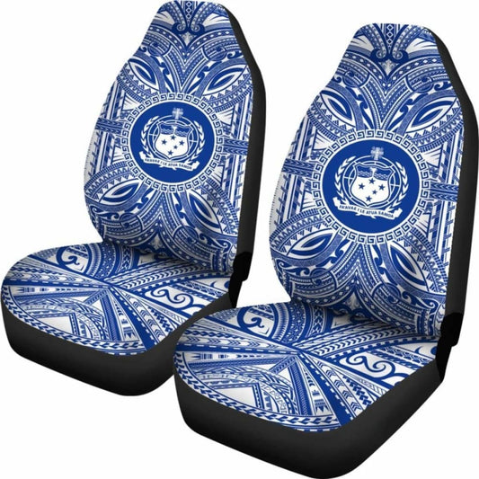 Samoa Car Seat Cover - Samoa Coat Of Arms Polynesian Flag Color 105905 - YourCarButBetter