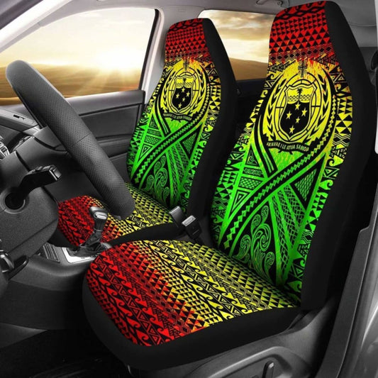 Samoa Car Seat Cover - Samoa Coat Of Arms Polynesian Tattoo Reggae - 9 174914 - YourCarButBetter