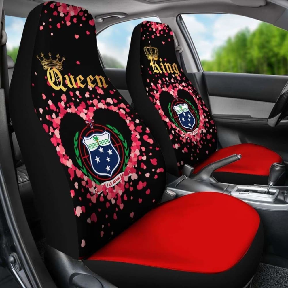 Samoa Car Seat Cover Couple King Queen 105905 - YourCarButBetter