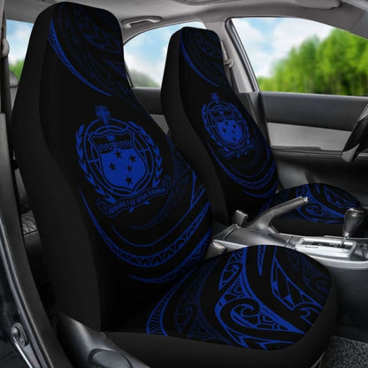 Samoa Car Seat Covers - Blue - Frida Style - 105905 - YourCarButBetter