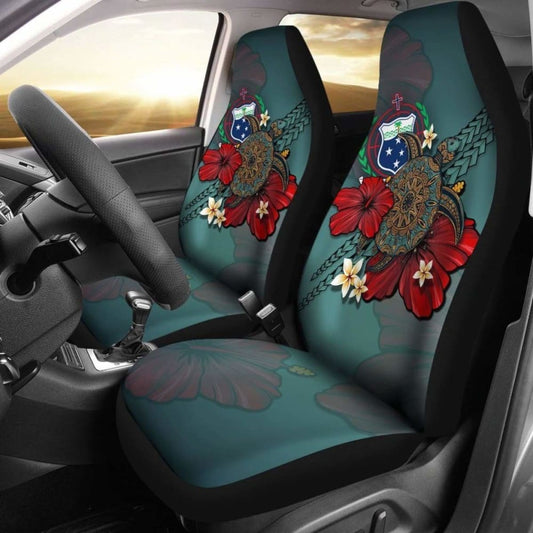 Samoa Car Seat Covers Blue Turtle Tribal Amazing 091114 - YourCarButBetter