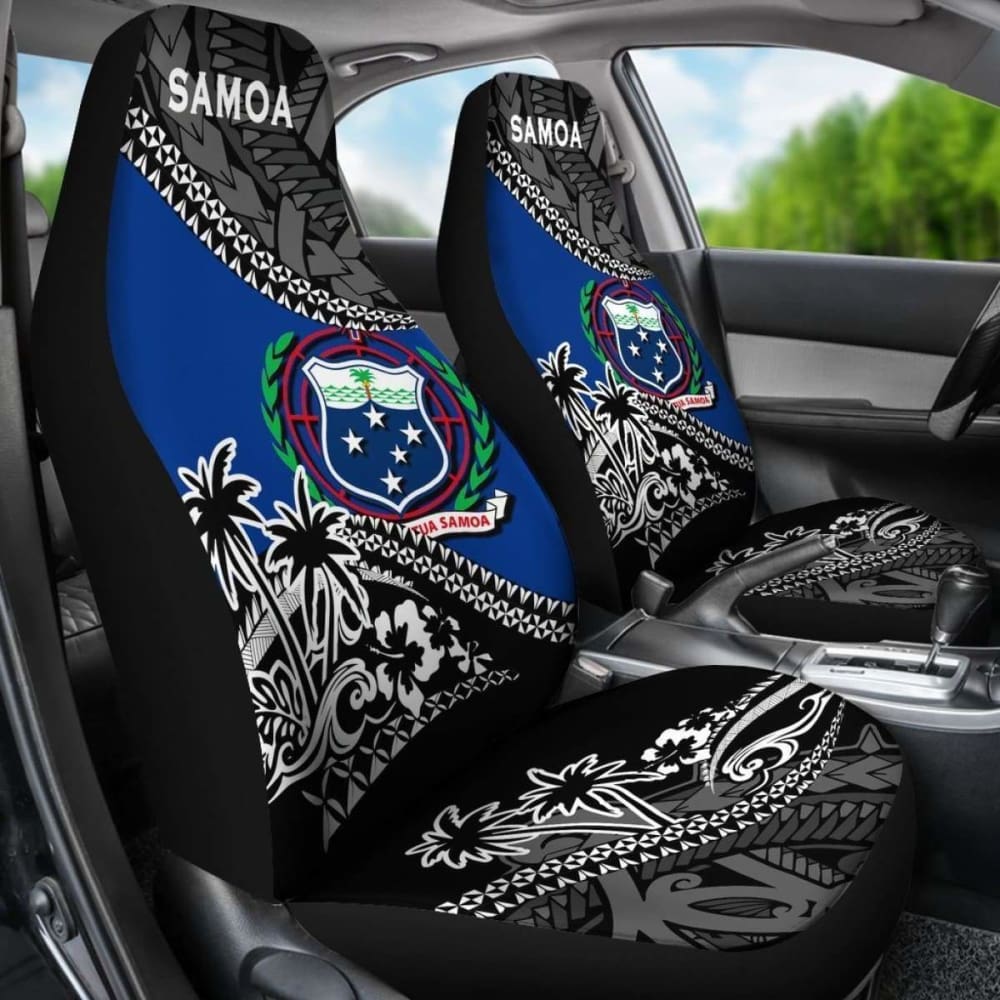 Samoa Car Seat Covers - Samoa Coat Of Arms Fall In The Wave - Amazing 1 105905 - YourCarButBetter