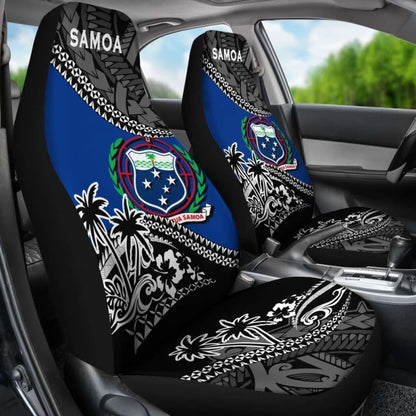 Samoa Car Seat Covers - Samoa Coat Of Arms Fall In The Wave - Amazing 1 105905 - YourCarButBetter