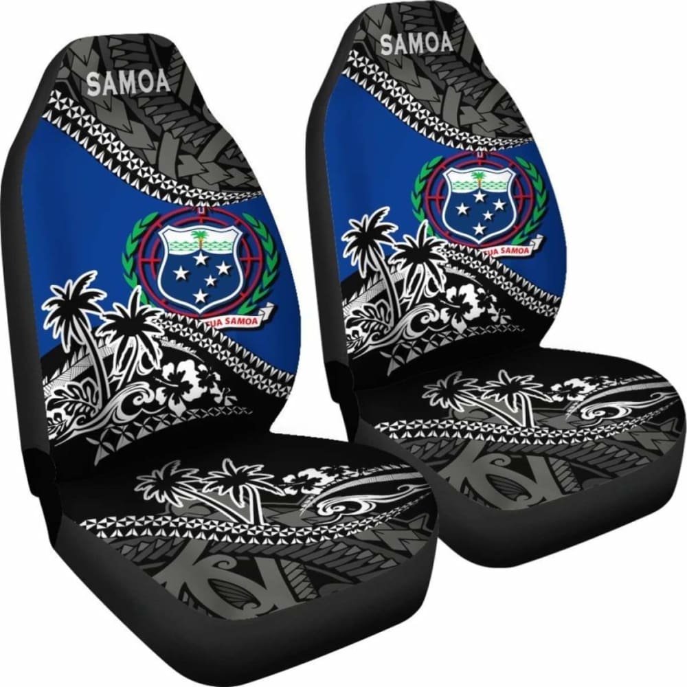 Samoa Car Seat Covers - Samoa Coat Of Arms Fall In The Wave - Amazing 1 105905 - YourCarButBetter