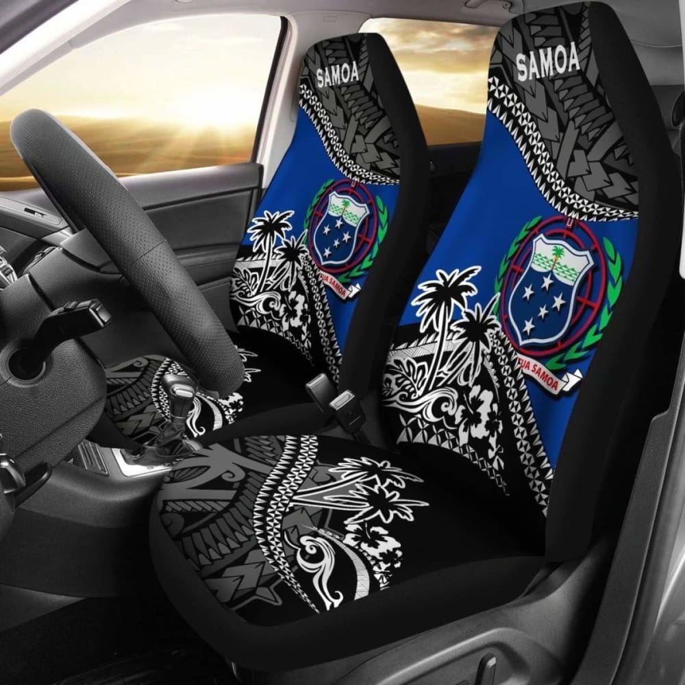 Samoa Car Seat Covers - Samoa Coat Of Arms Fall In The Wave - Amazing 1 105905 - YourCarButBetter