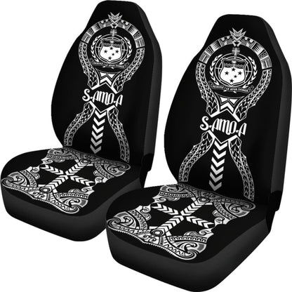Samoa Car Seat Covers - Samoa Coat Of Arms Polynesian Tribal - 093223 - YourCarButBetter