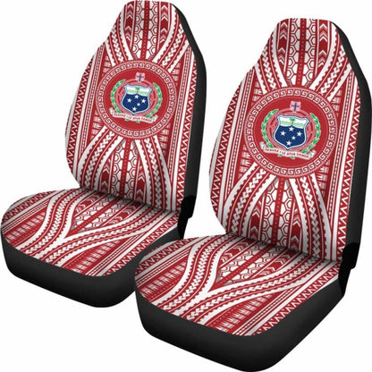 Samoa Car Seat Covers - Samoa Coat Of Arms Red Version - 105905 - YourCarButBetter