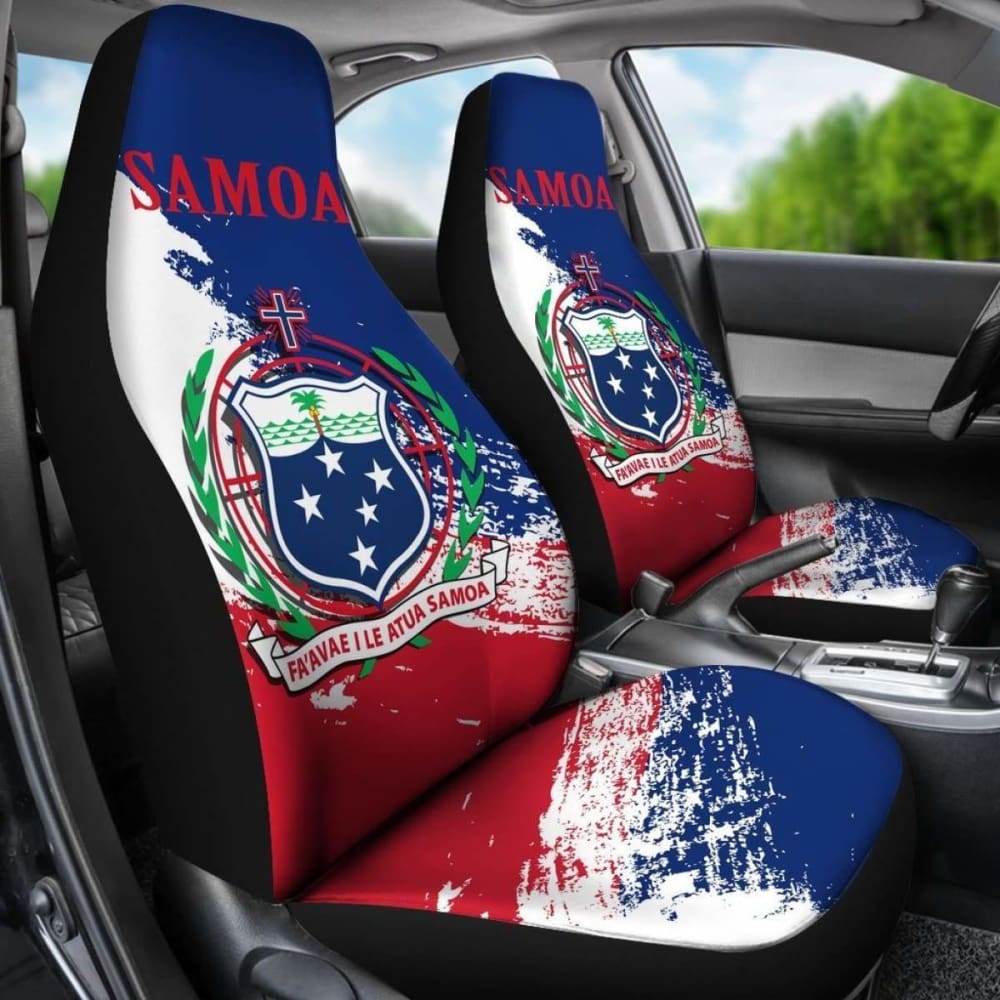 Samoa Car Seat Covers - Samoa Coat Of Arms Special - Amazing 1 105905 - YourCarButBetter