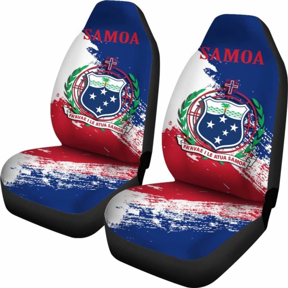 Samoa Car Seat Covers - Samoa Coat Of Arms Special - Amazing 1 105905 - YourCarButBetter