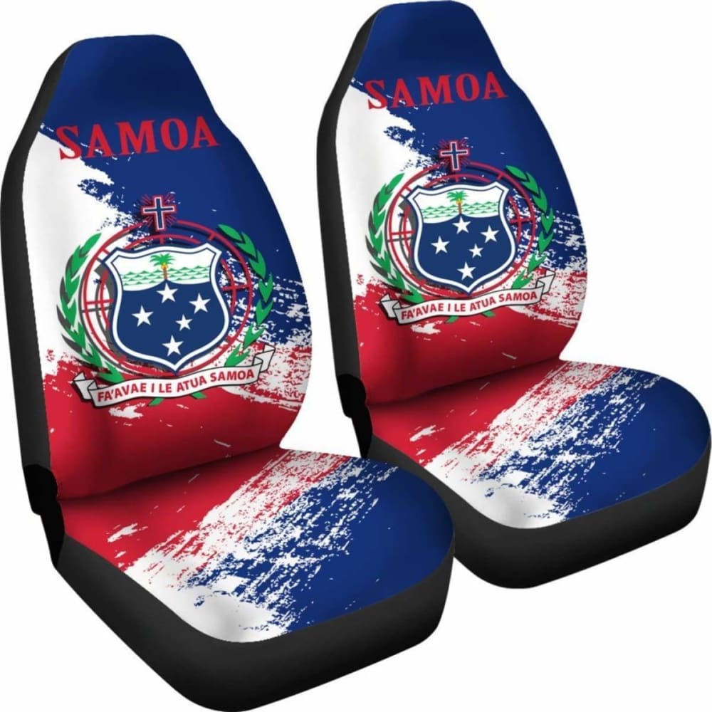 Samoa Car Seat Covers - Samoa Coat Of Arms Special - Amazing 1 105905 - YourCarButBetter