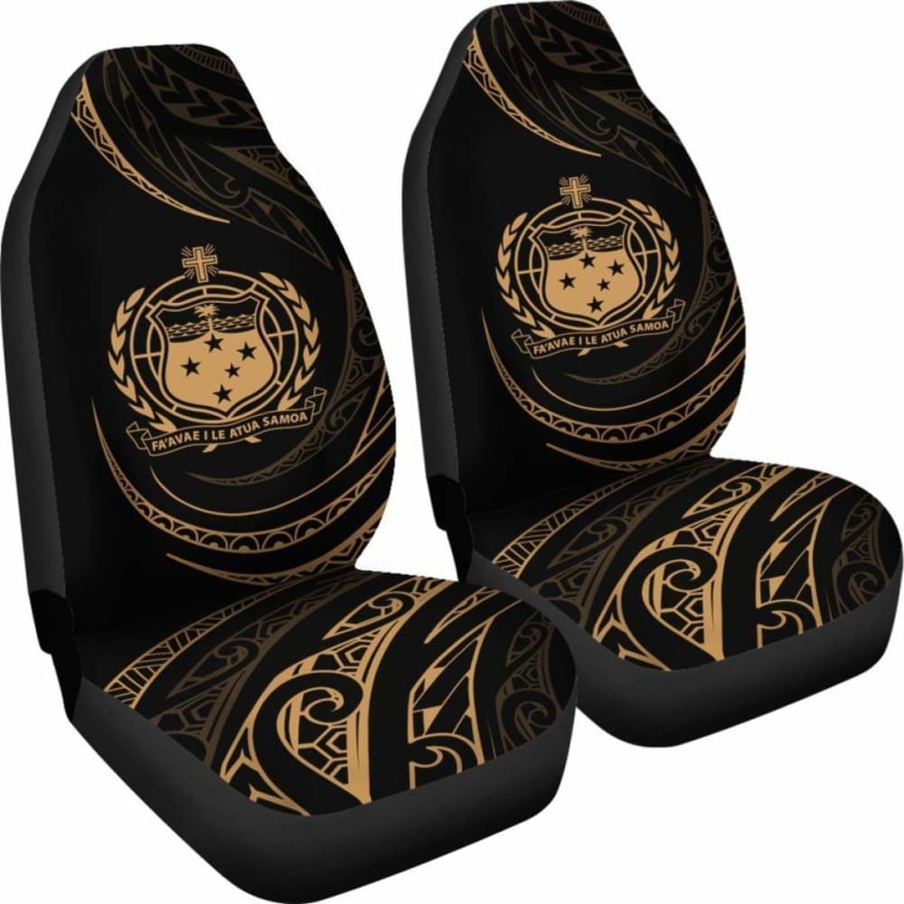 Samoa Car Seat Covers - Gold - Frida Style - 105905 - YourCarButBetter