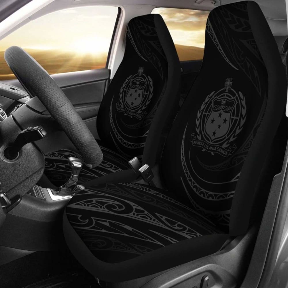 Samoa Car Seat Covers - Grey - Frida Style - 105905 - YourCarButBetter