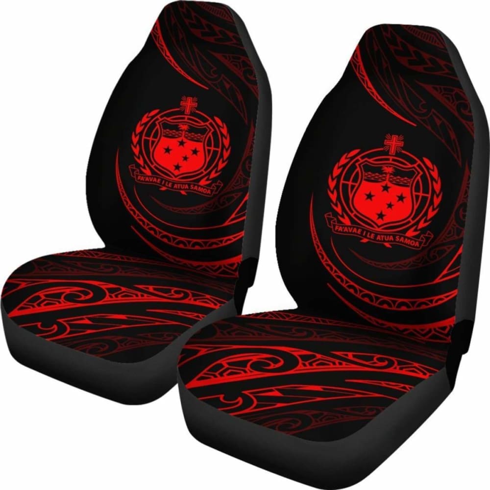 Samoa Car Seat Covers - Red - Frida Style - 105905 - YourCarButBetter