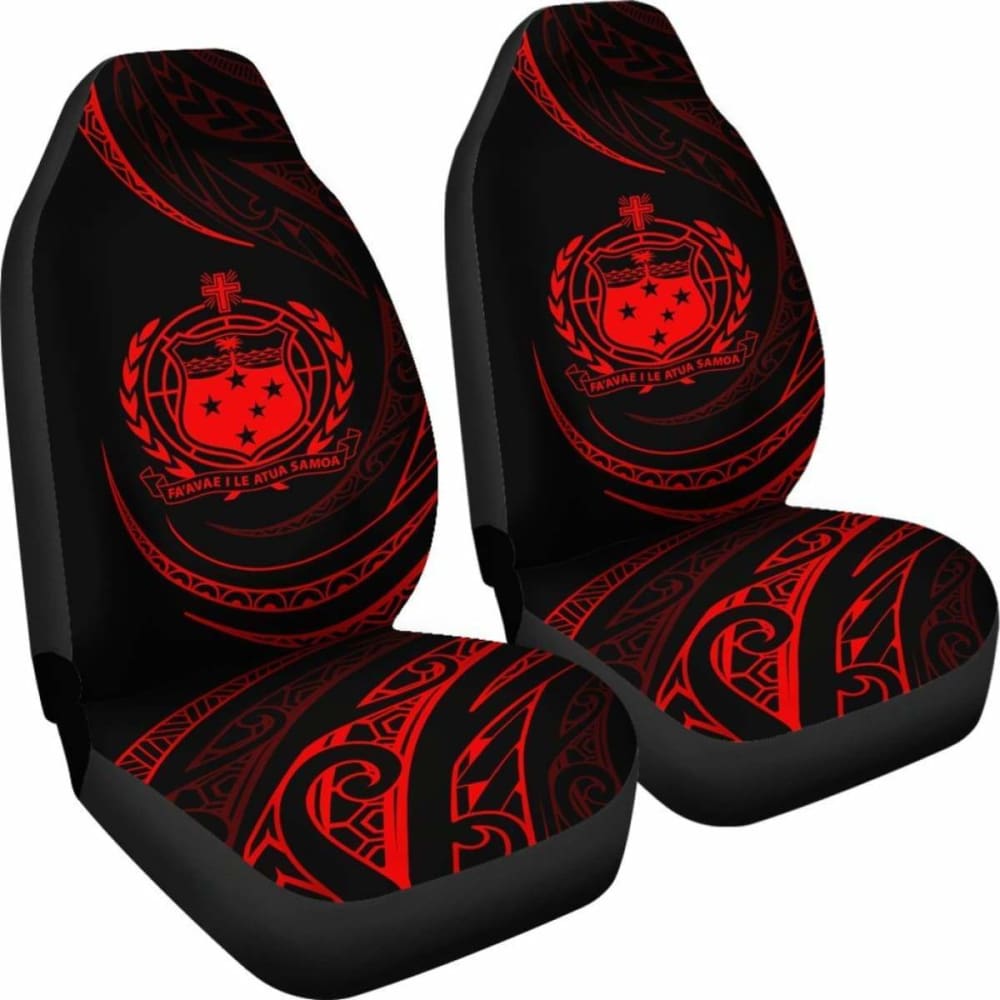 Samoa Car Seat Covers - Red - Frida Style - 105905 - YourCarButBetter