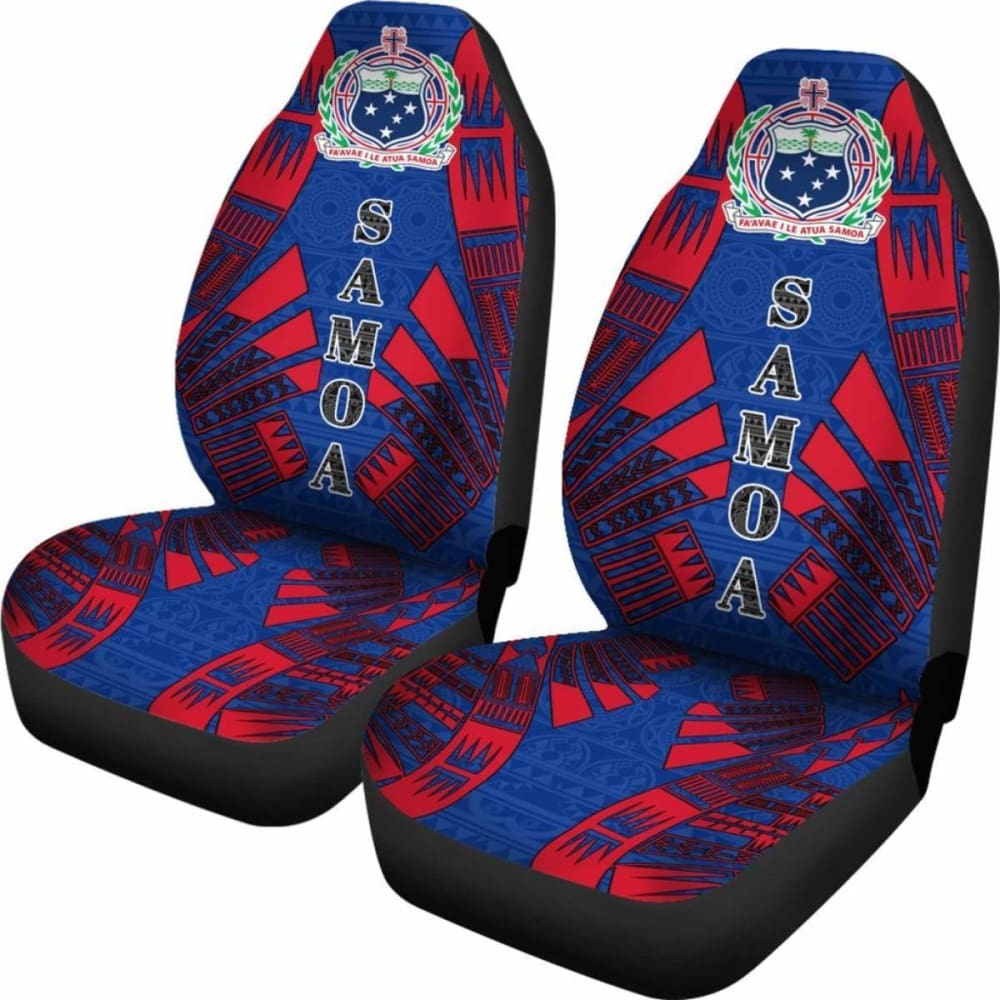 Samoa Car Seat Covers Tattoo Style 1 174914 - YourCarButBetter