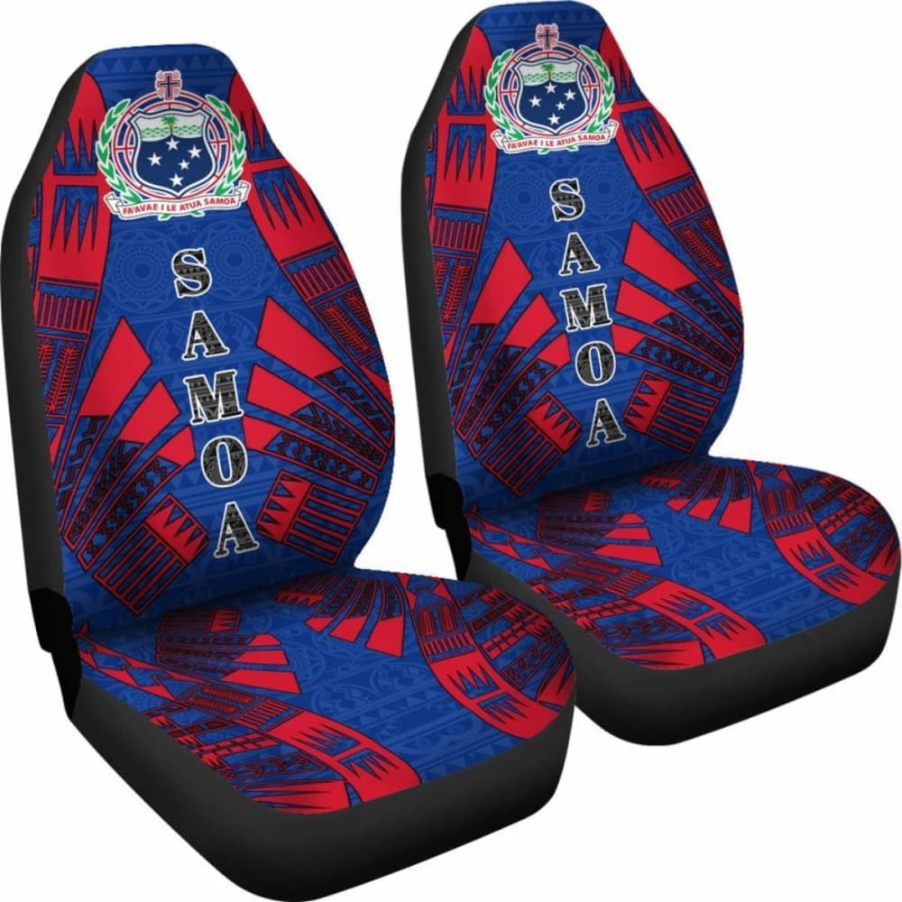 Samoa Car Seat Covers Tattoo Style 1 174914 - YourCarButBetter