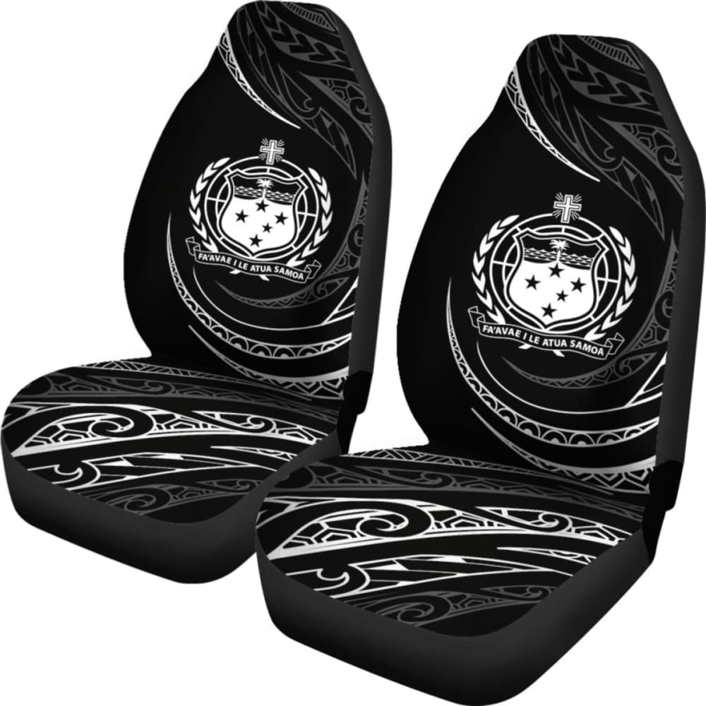 Samoa Car Seat Covers - White - Frida Style - 105905 - YourCarButBetter