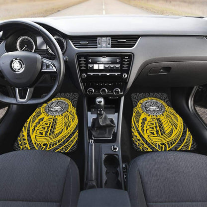 Samoa Coat Of Arms Fall In The Wave Car Floor Mats 211904 - YourCarButBetter