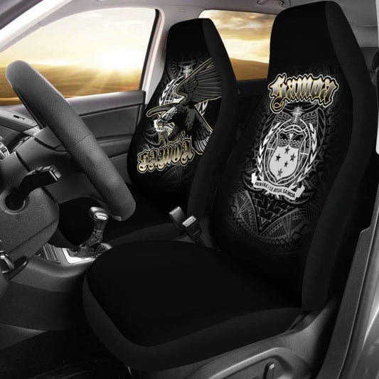Samoa Polynesian Car Seat Covers - Samoa Eagle - 110424 - YourCarButBetter
