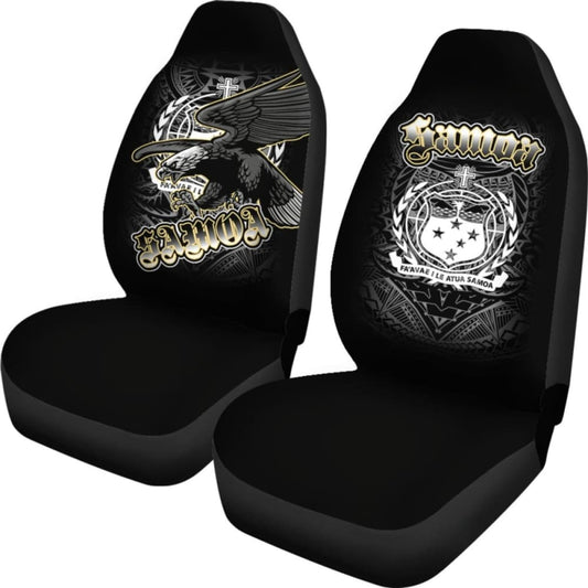 Samoa Polynesian Car Seat Covers - Samoa Eagle - 110424 - YourCarButBetter