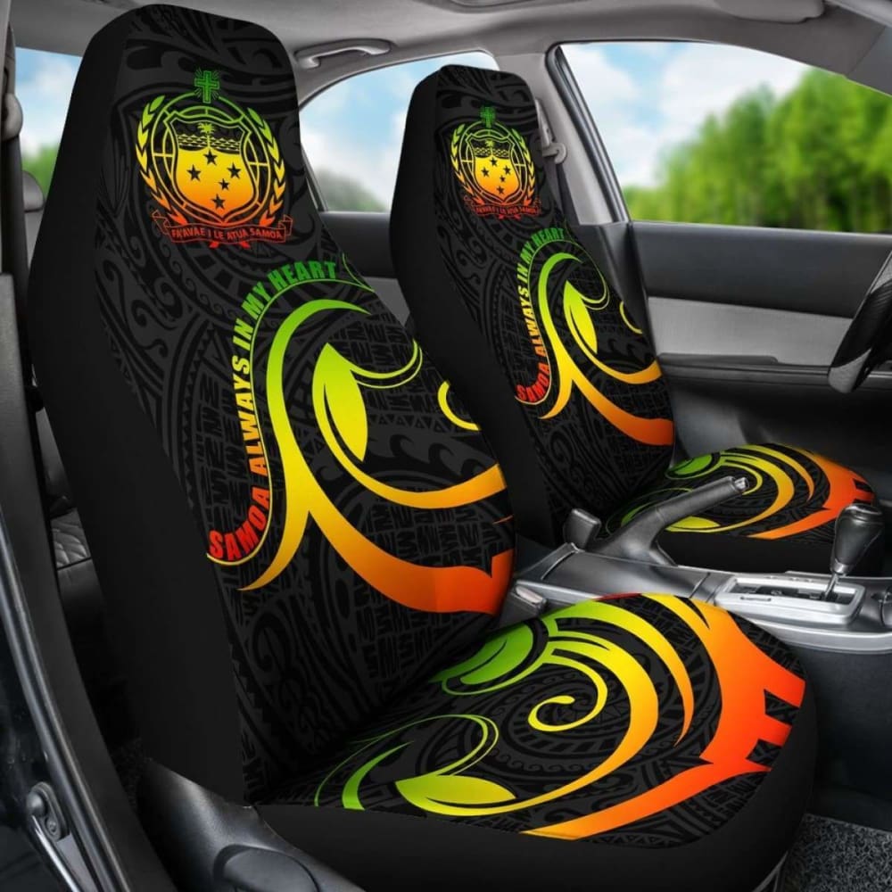 Samoan Car Seat Covers Samoa Always In My Heart 1 174914 - YourCarButBetter