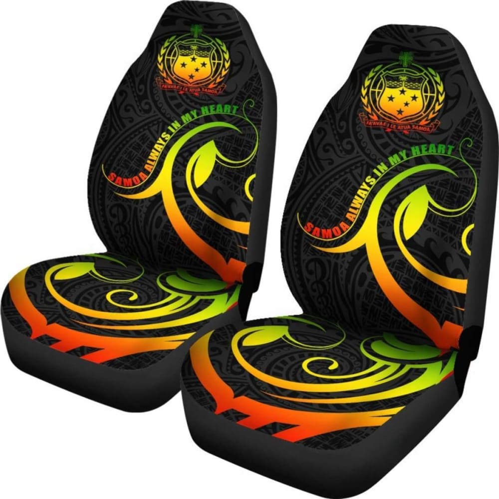 Samoan Car Seat Covers Samoa Always In My Heart 1 174914 - YourCarButBetter