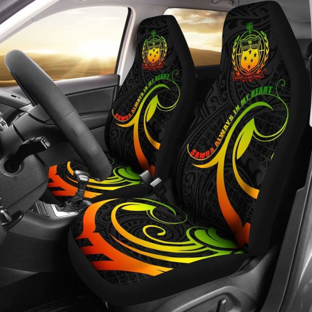 Samoan Car Seat Covers Samoa Always In My Heart 1 174914 - YourCarButBetter