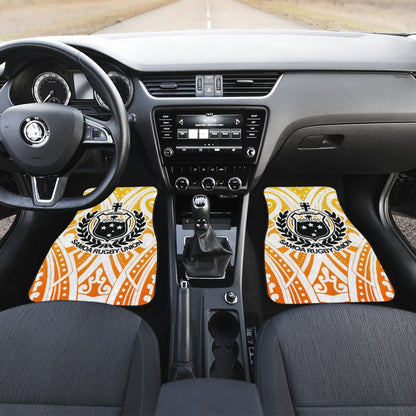 Samoan Coat of Arms American Samoa Flag Car Floor Mats 211904 - YourCarButBetter