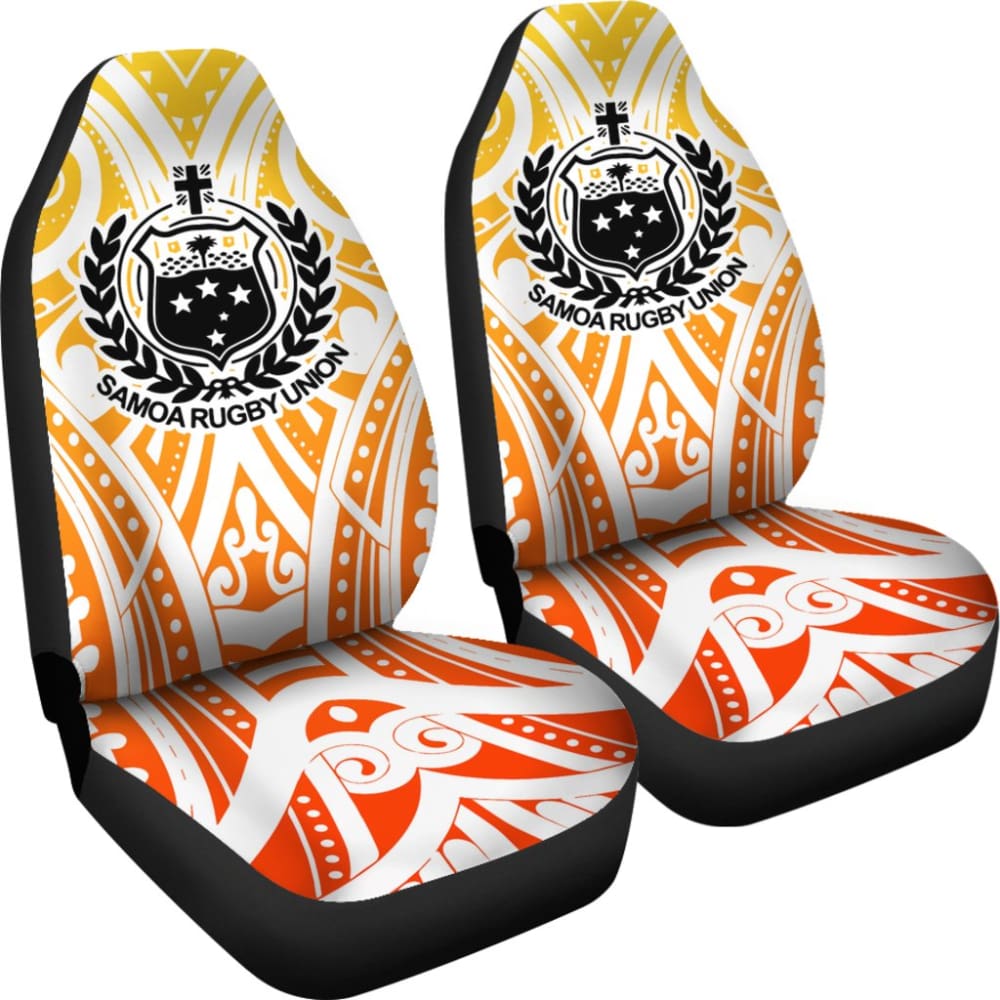 Samoan Coat of Arms American Samoa Flag Car Seat Covers 211904 - YourCarButBetter