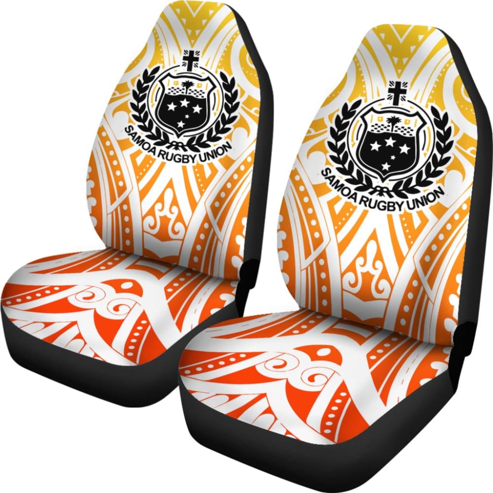Samoan Coat of Arms American Samoa Flag Car Seat Covers 211904 - YourCarButBetter