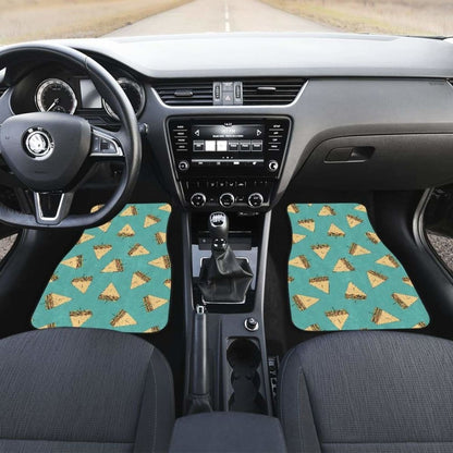 Sandwich Pattern Print Design 03 Front And Back Car Mats 160830 - YourCarButBetter