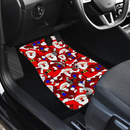 Santa Claus With Christmas Gifts Car Floor Mats 211603 - YourCarButBetter