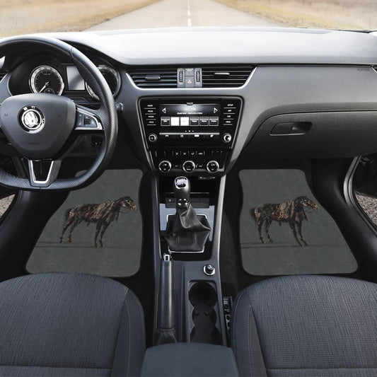 Scary Horror Zombie Horse Car Floor Mats 211301 - YourCarButBetter