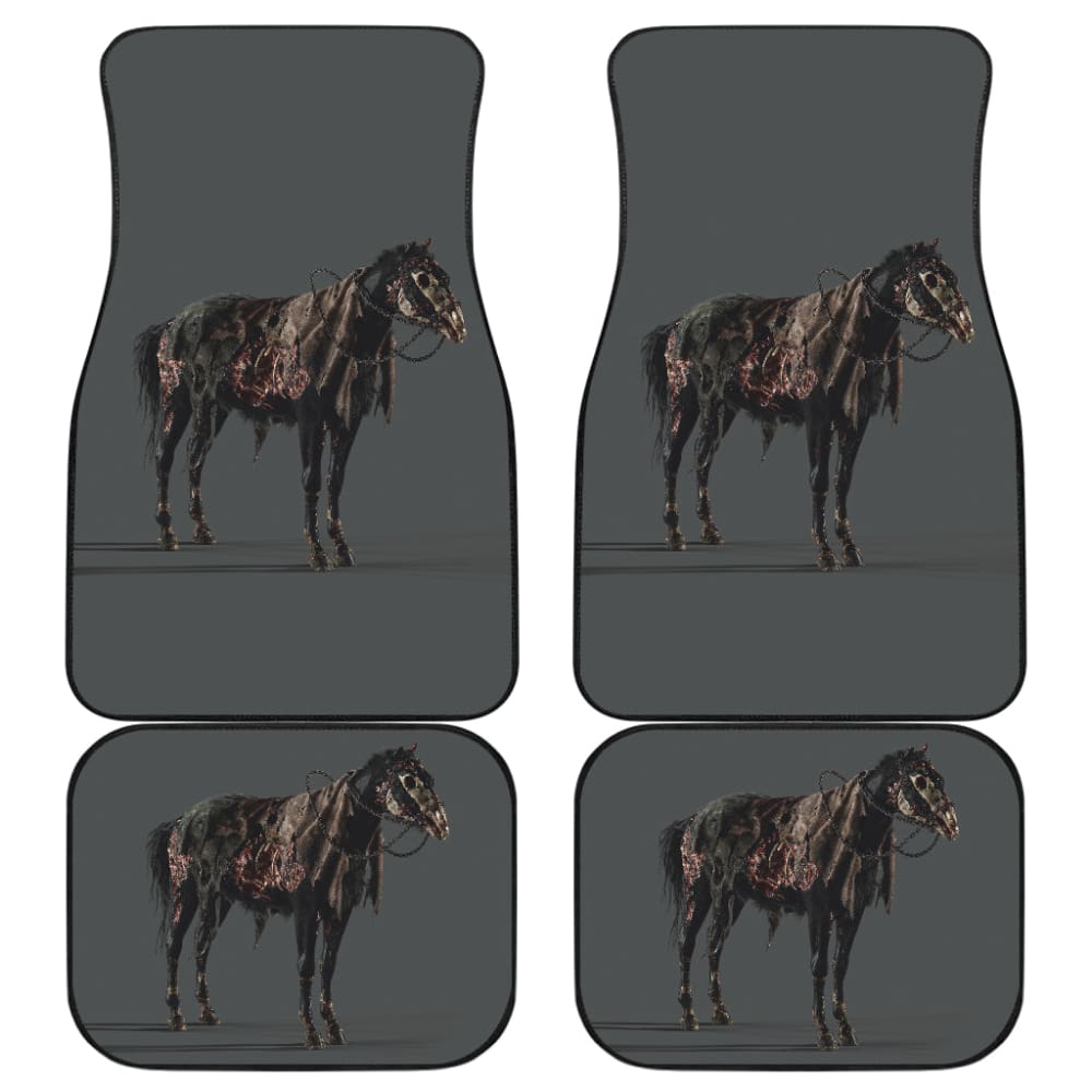 Scary Horror Zombie Horse Car Floor Mats 211301 - YourCarButBetter