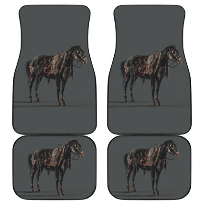 Scary Horror Zombie Horse Car Floor Mats 211301 - YourCarButBetter