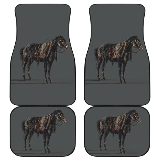 Scary Horror Zombie Horse Car Floor Mats 211301 - YourCarButBetter