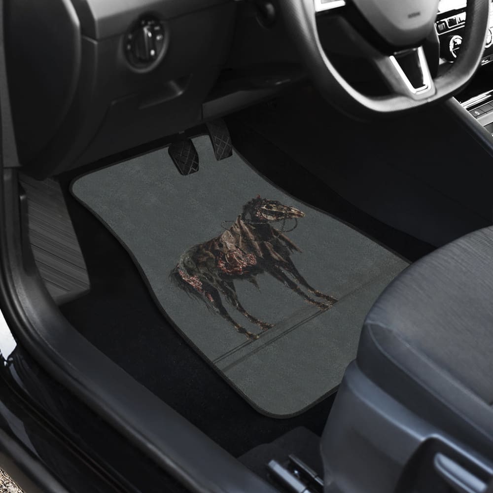 Scary Horror Zombie Horse Car Floor Mats 211301 - YourCarButBetter