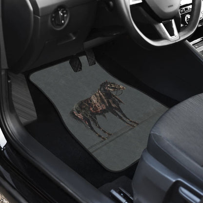 Scary Horror Zombie Horse Car Floor Mats 211301 - YourCarButBetter
