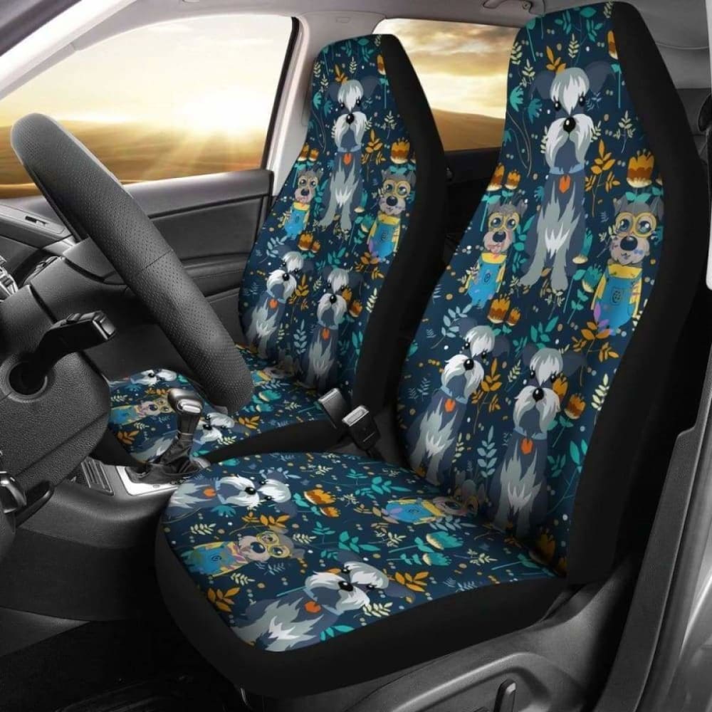 Schnauzer Car Seat Covers 01 102802 - YourCarButBetter