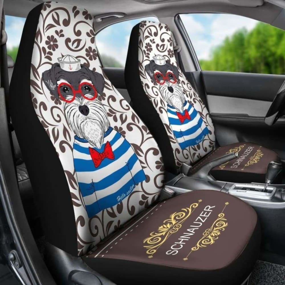 Schnauzer Car Seat Covers 050 102802 - YourCarButBetter