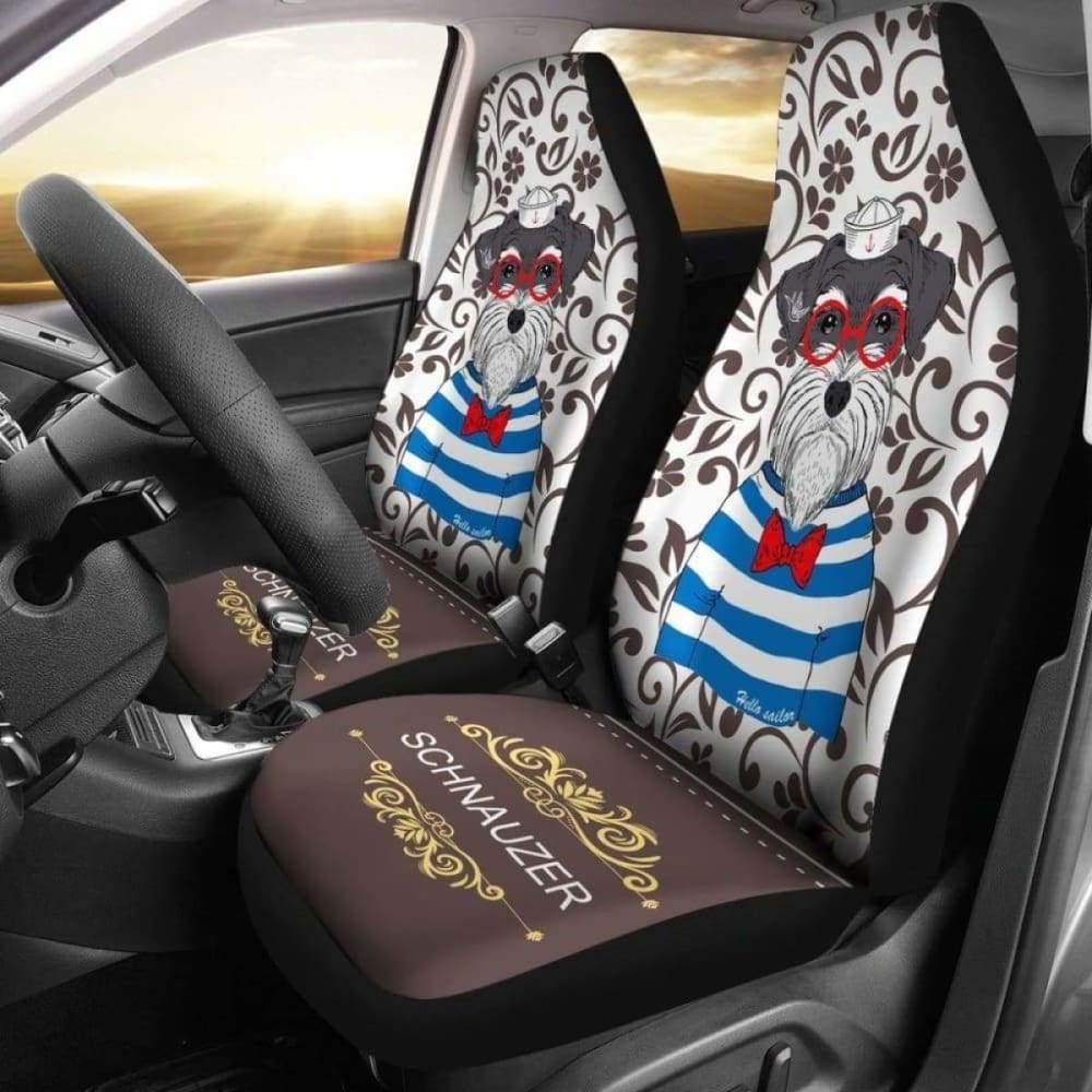 Schnauzer Car Seat Covers 050 102802 - YourCarButBetter