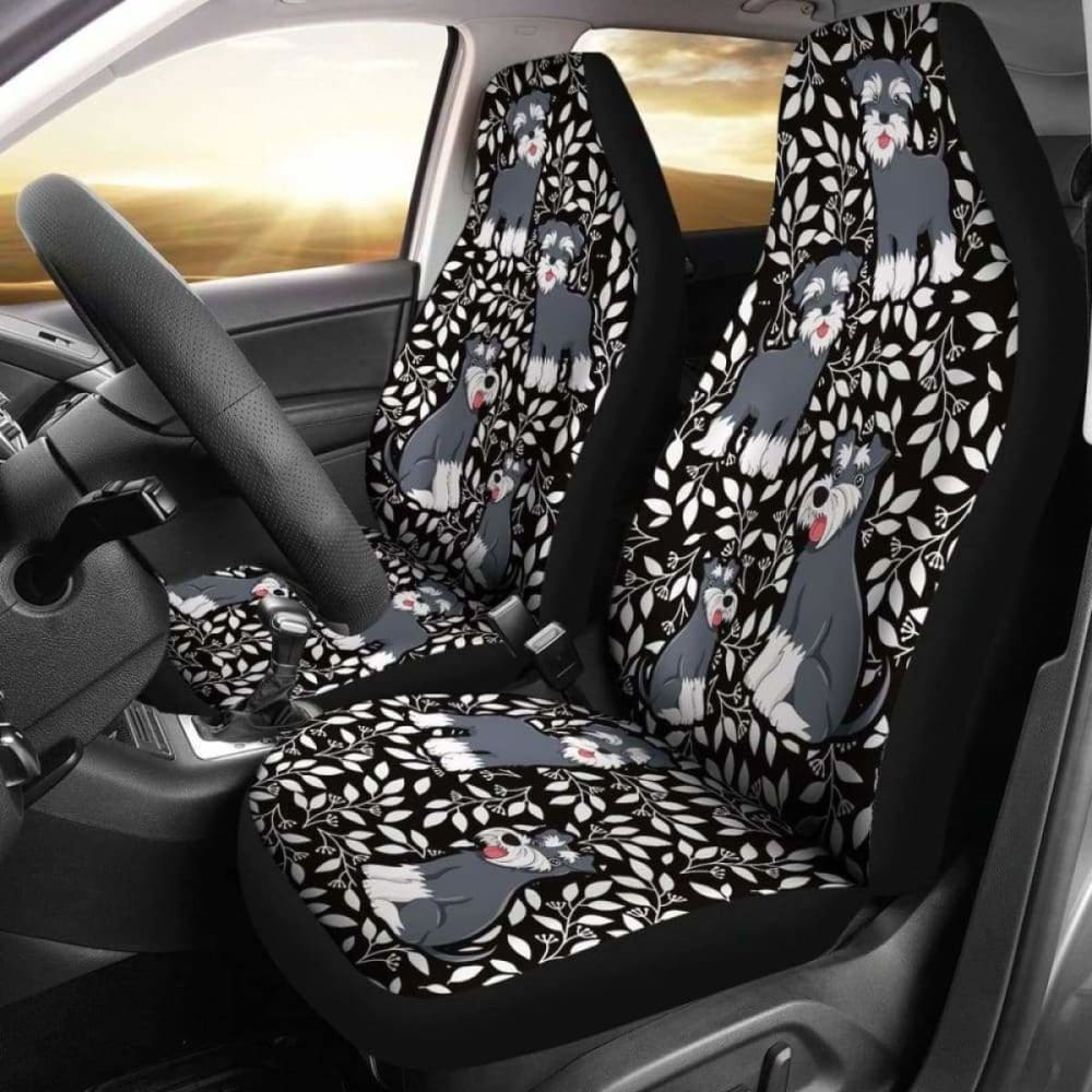 Schnauzer Car Seat Covers 21 102802 - YourCarButBetter