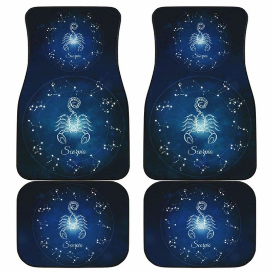 Scorpio Zodiac Sign Car Floor Mats Amazing Gift 211902