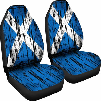 Scotland Grunge Flag Car Seat Cover 1 232125 - YourCarButBetter